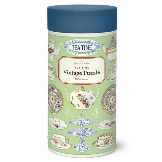 Cavallini & Co. Tea Time Puzzle 1000 Pieces