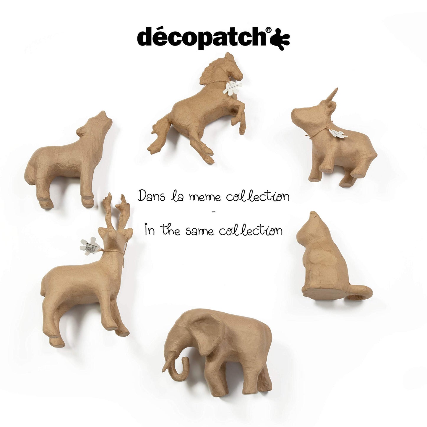 décopatch papier mache animal