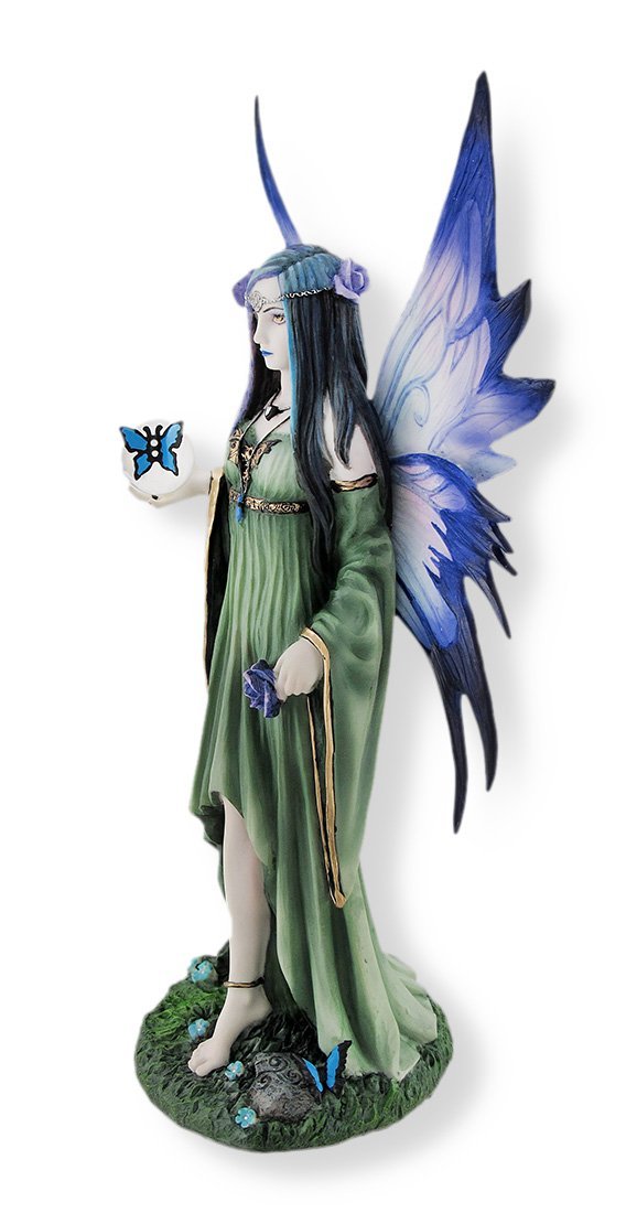 Veronese Design Anne Stokes `Mystic Aura` Fantasy Fairy Statue
