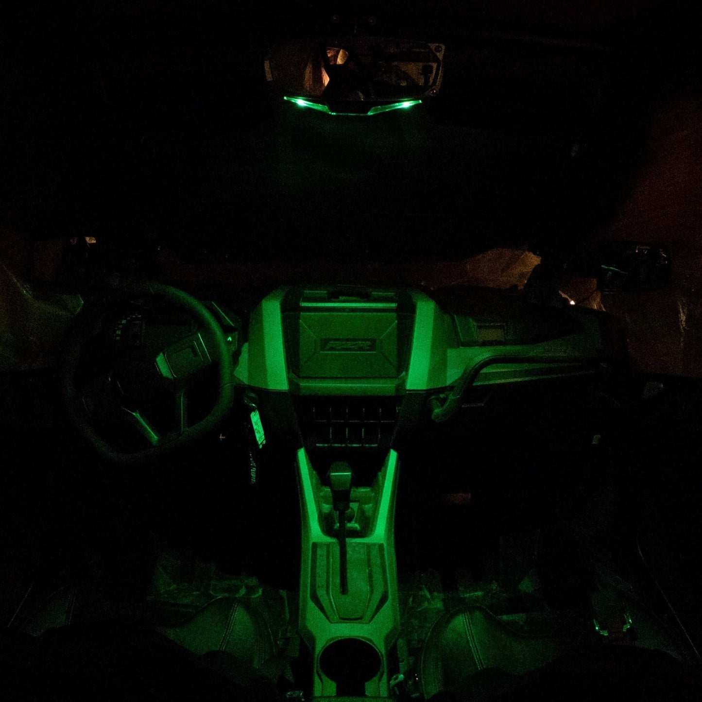 Seizmik Halo-RA LED Rear View Mirror Compatible with Polaris RZR Pro XP/Turbo R (2020-2024) UTV Models | Light Up Rear View Mirror | Cast Aluminum Bezel
