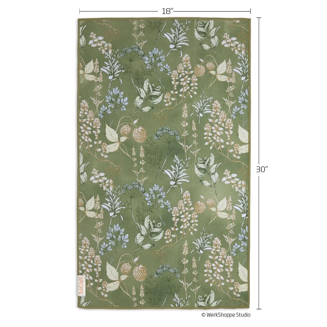 WerkShoppe Kitchen Herbs Microfiber Towel