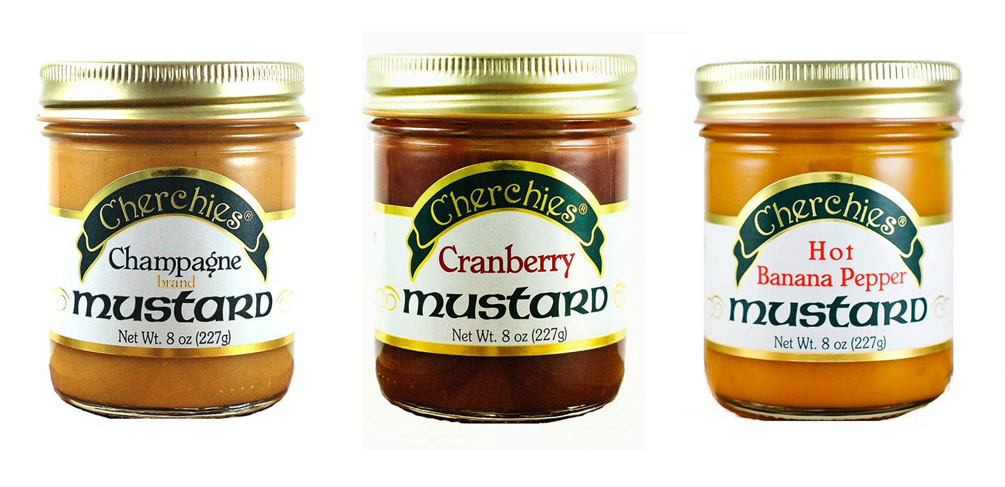 Cherchies Gourmet Mustard Collection Gift Set