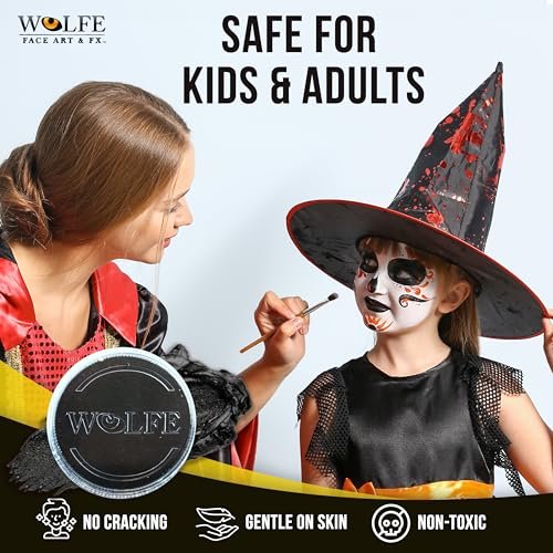 Wolfe FX Face Paints - Black 010 (30 gm)