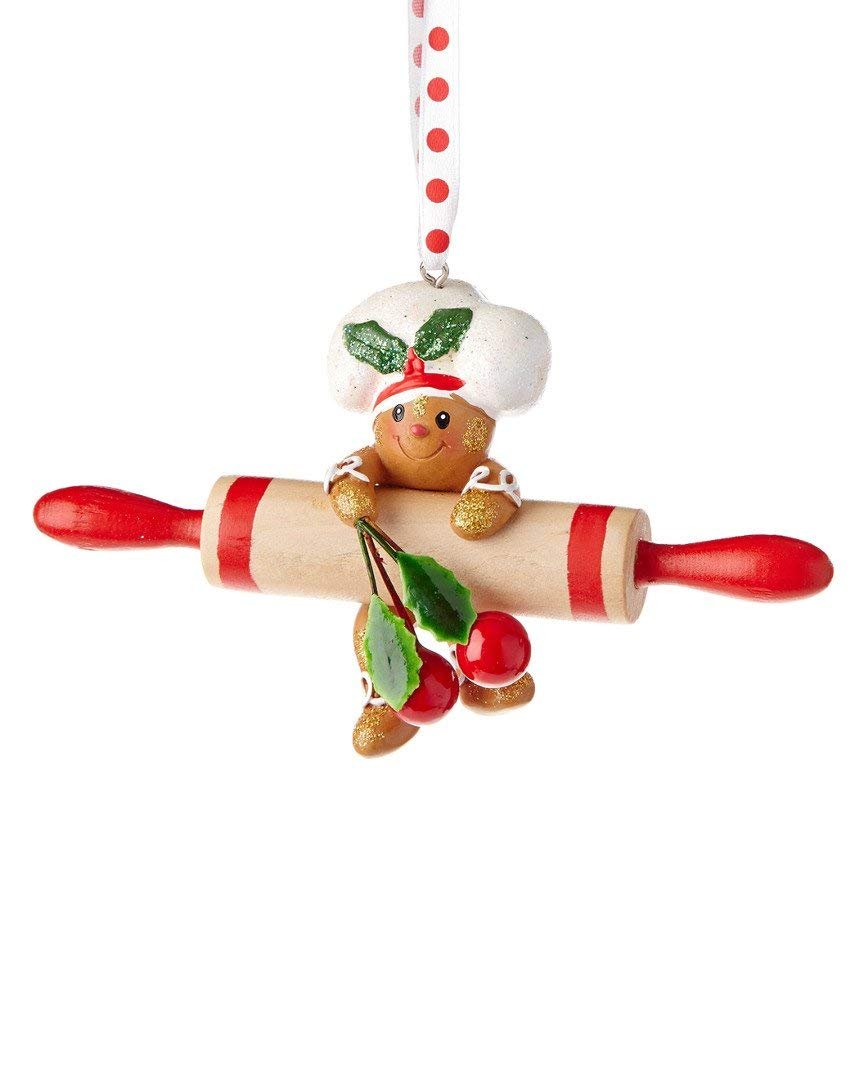 Kurt Adler 4-Inch Gingerbread Baking Tool Ornaments