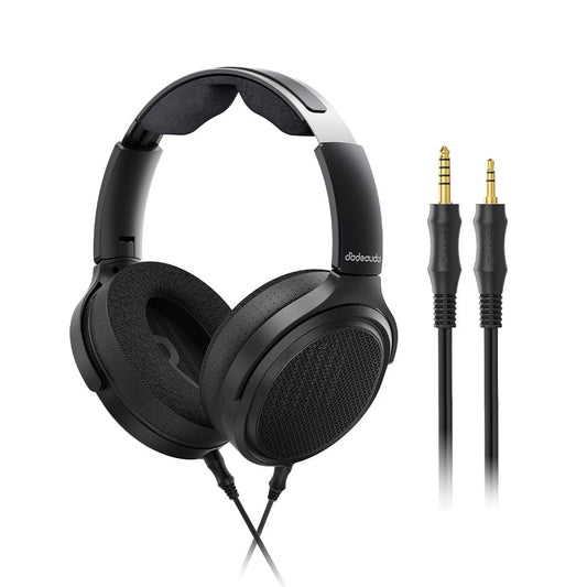 FiiO JT7 Over-Ear Planar Magnetic Headphones, 95x86mm Planar Driver, 3µm Ultra-Thin Diaphragm, Foldable Lightweight Design, Detachable 4.4mm/3.5mm Cable for Audiophiles