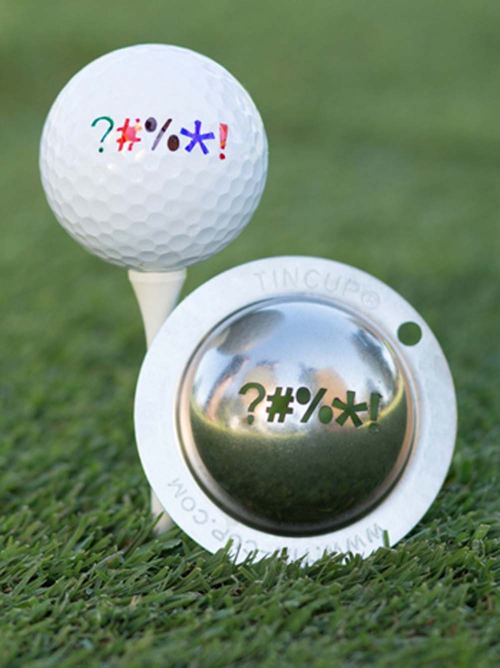 Tin Cup Golf Ball Custom Marker Alignment Tool