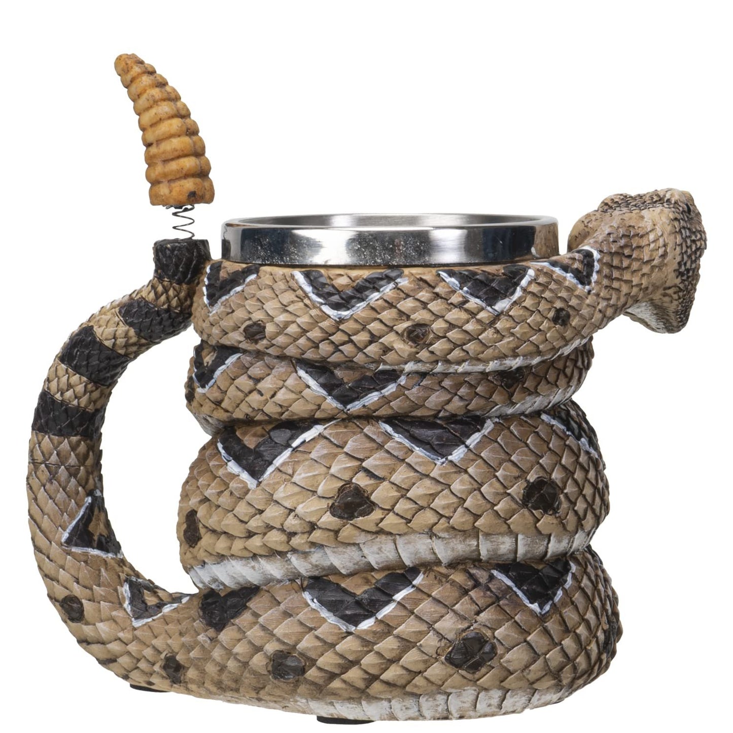 SUMMIT COLLECTION Rattlesnake Coffee Mug Cup 16 fl oz Diamondback Rattler Beer Tankard