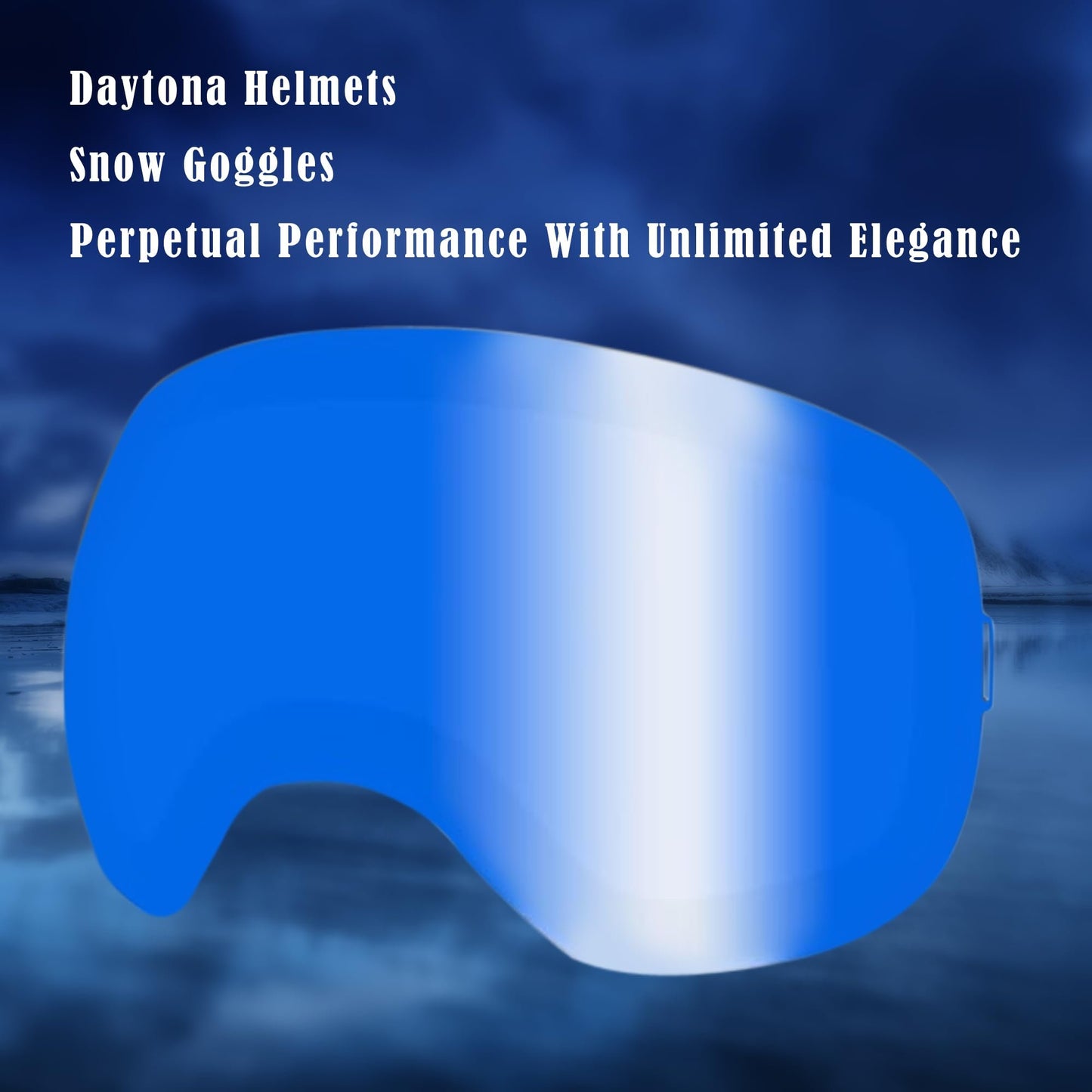 Daytona Helmets Snowboard Goggles - Anti Fog Ski Goggles For Men, Women & Youth - Anti Scratch Ski Goggles For UV Protection