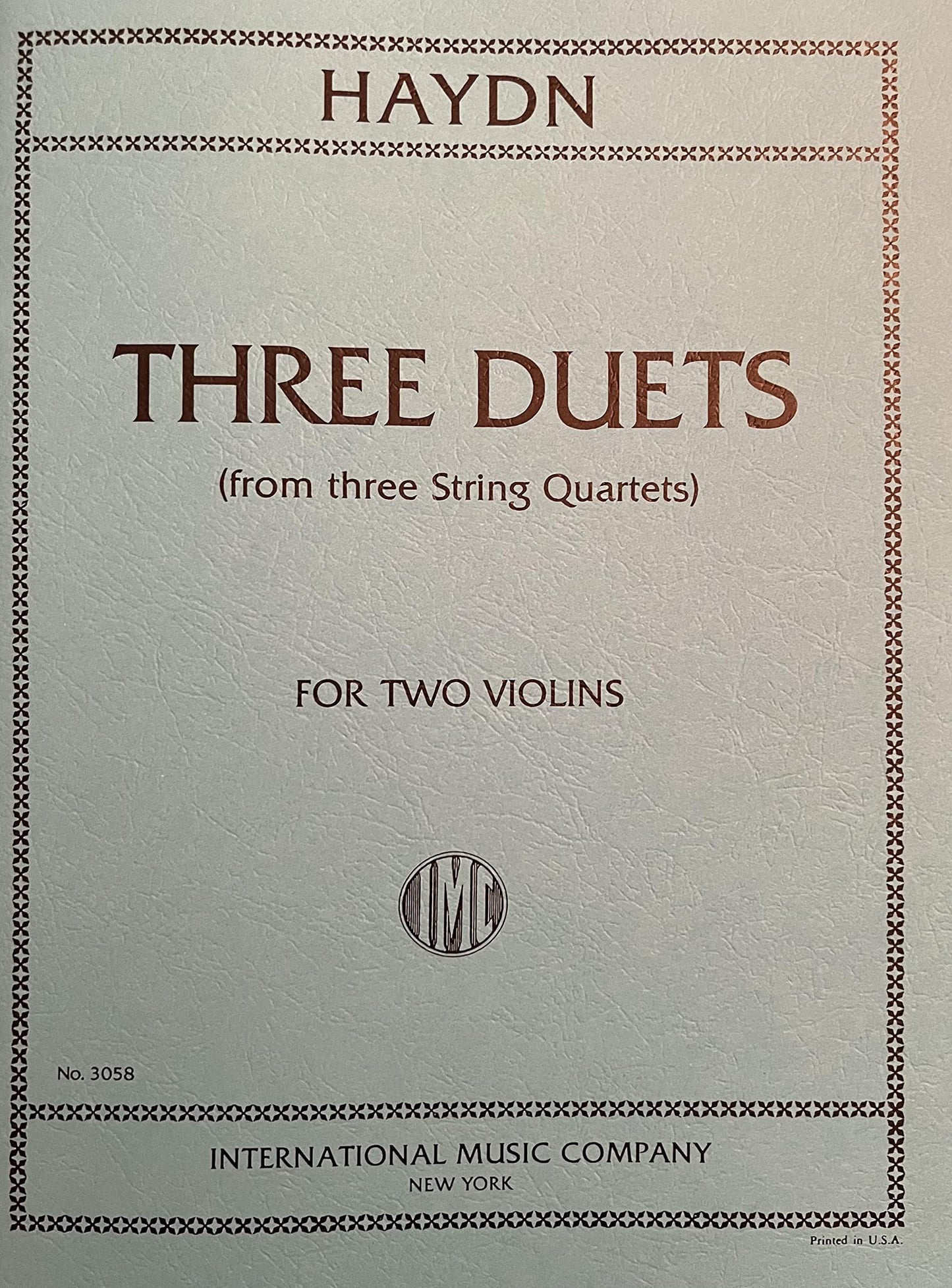 Haydn, Franz Joseph - Three Duets, Op 99 - Two Violins - International Edition [Sheet music] [Sheet music] [Sheet music] [Sheet music] [Sheet music] [Sheet music] [Sheet music] [Sheet music] [Sheet music] [Sheet music] [Sheet music] [Sheet music]...