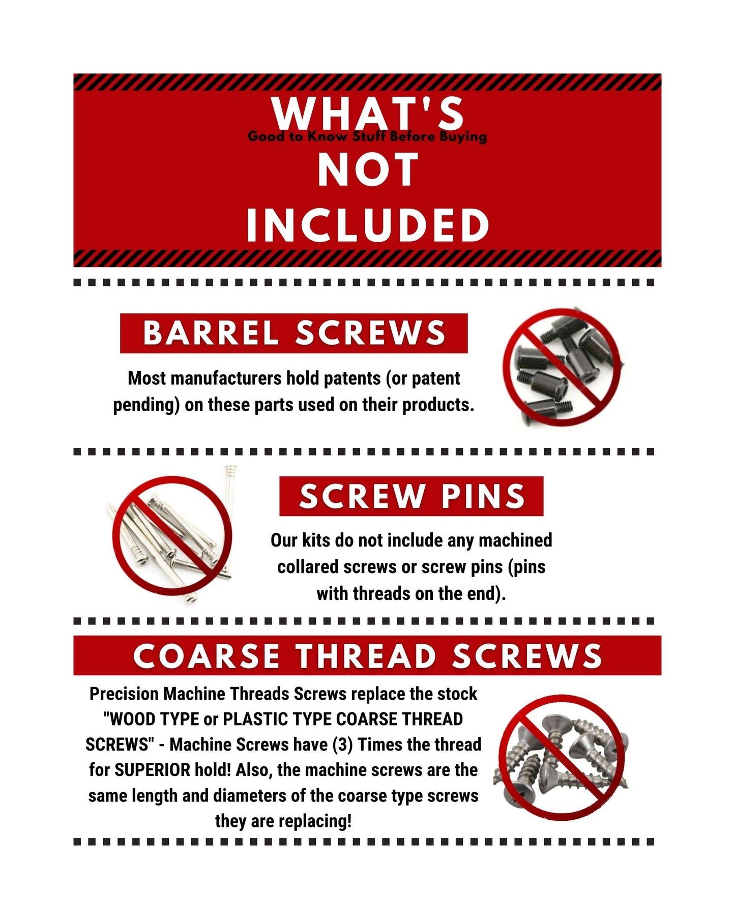 RCR046 - Redcat Racing Blackout XTE RTR/Pro Stainless Steel Screw Kit