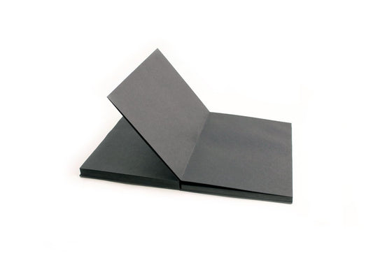 Seawhite – A5 Black Concertina Book with Case – 170gsm Black Paper