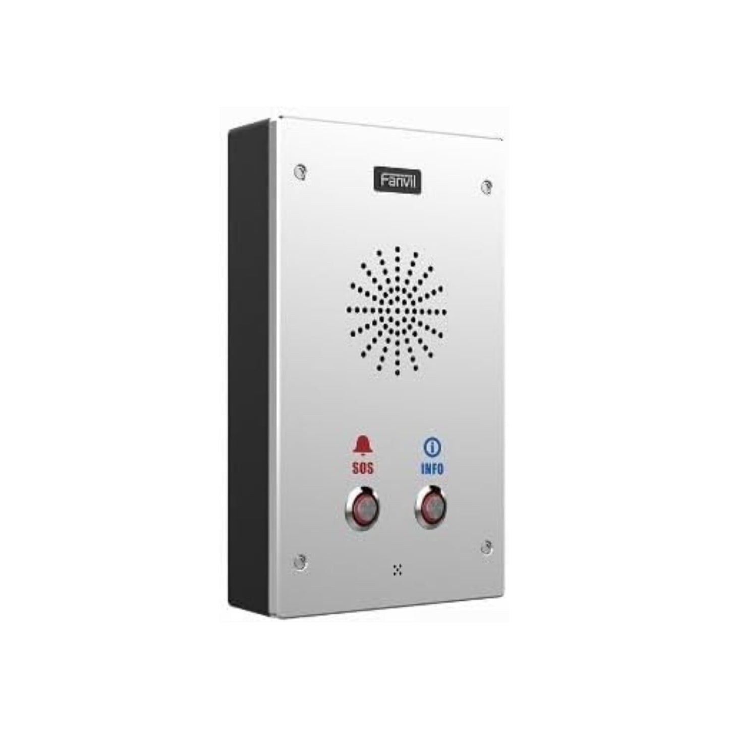Fanvil - SIP Audio Intercom 2 SIP Lines IP65 POE 2DSS Keys HD Audio (without camera)