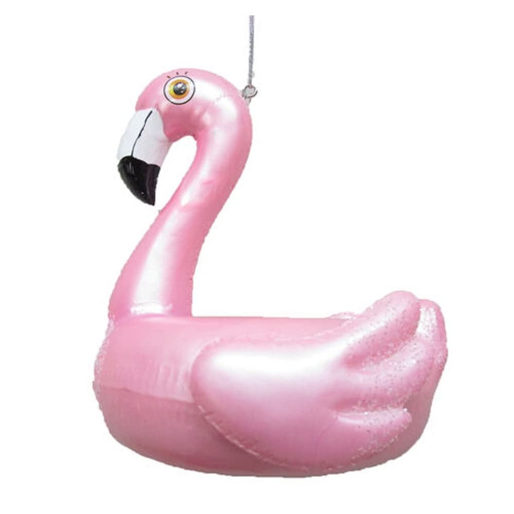 December Diamonds 79-81168 Flamingo Pool Float Ornament