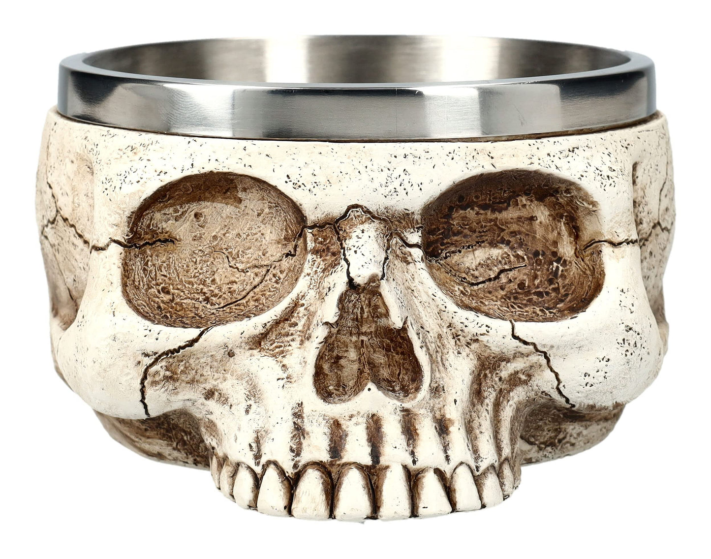 Pacific Giftware Skull Smugdge Bowl, 5.5-inch Length, Resin