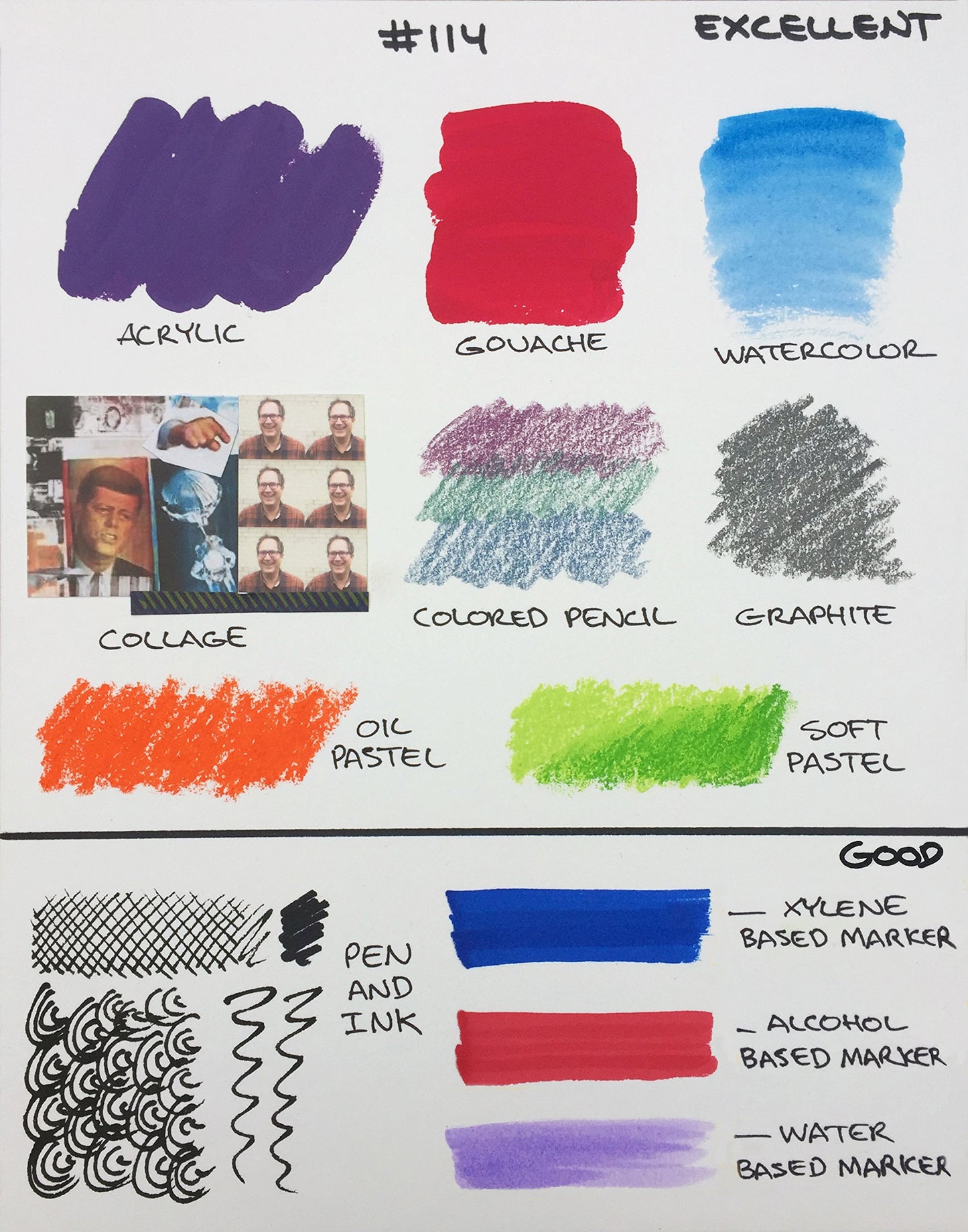 Crescent Creative Products Crescent Art & Illustration Watercolor, Board, 5" X 7", White 3 Count