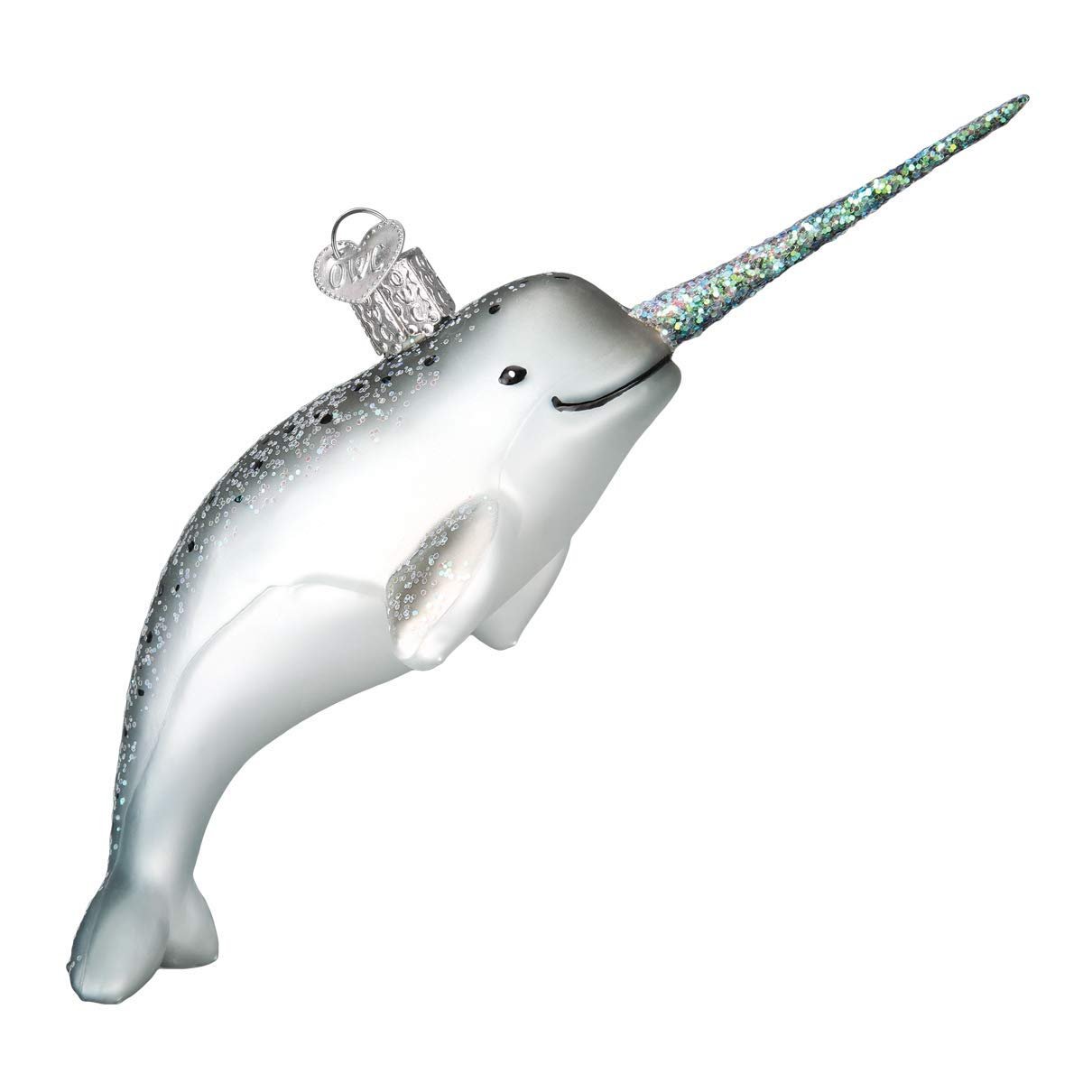 Old World Christmas NARWHAL Ornament, Multi