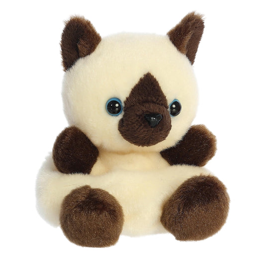 Aurora® Adorable Palm Pals™ Dusty Siamese Kitty™ Stuffed Animal - Fun Collectible Plush for Kids and Adult Collectors - Perfect for Decorating Rooms and Birthday Gifts - Brown 5 Inches