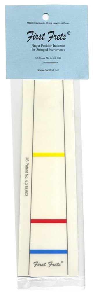 Fingerboard marking FIRST FRET