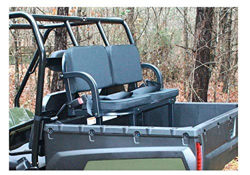 Great Day Original Rumble Seat and Deluxe Rumble Seat - For UTVs With 30”x 30”x 12” or Larger Bed Size - Black