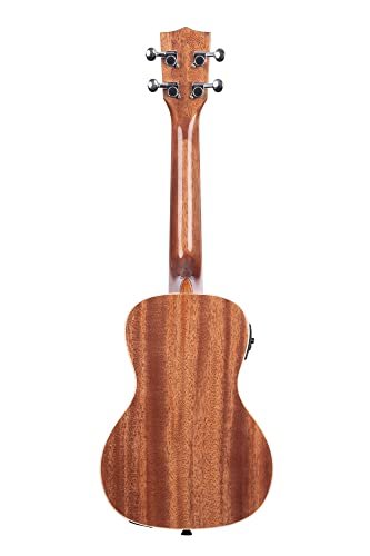 Kala KA-CGE Gloss Mahogany Concert Ukulele with Electronics Natural