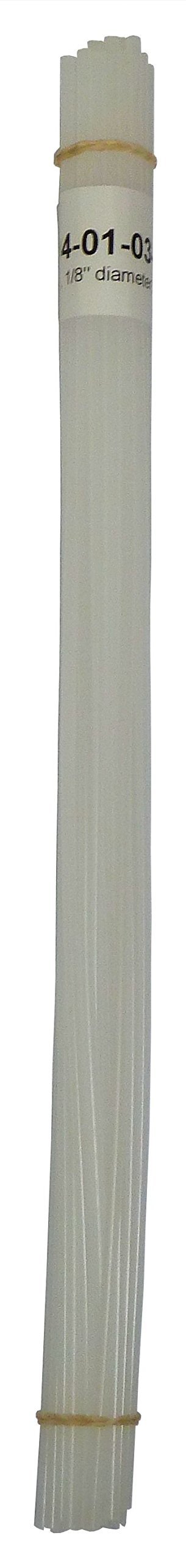 Polyvance Natural Low Density Polyethylene (LDPE) Plastic Welding Rods, 1/8" Diameter, 30 Ft. for Canoes, Kayaks, Water tanks
