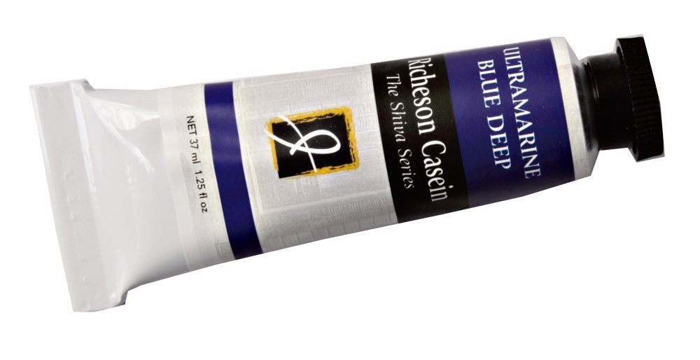 Jack Richeson Artist Casein Colors, 37-Milileter, Ultramarine Blue