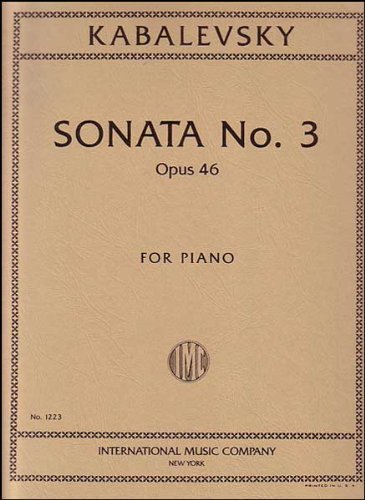Kabalevsky: Sonata No. 3, Opus 46 - Piano Solo