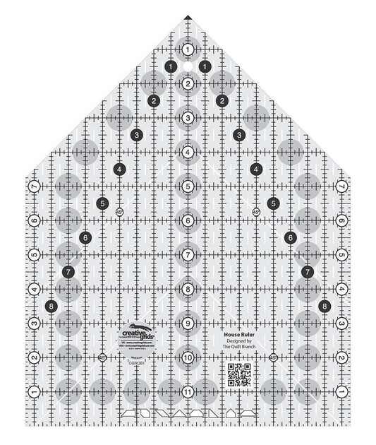 Creative Grids House Quilt Ruler - CGRQB1