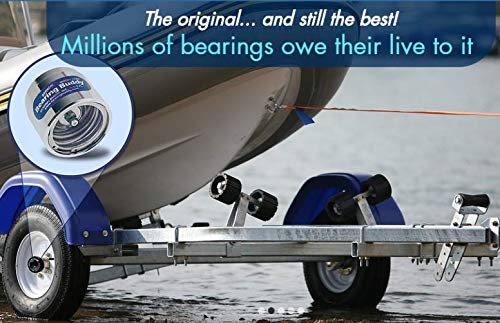 Bearing Buddy (4) 2.441" Chrome for Boat Trailer with Protective Bra - Wheel Center Caps 2441 (2 Pairs)