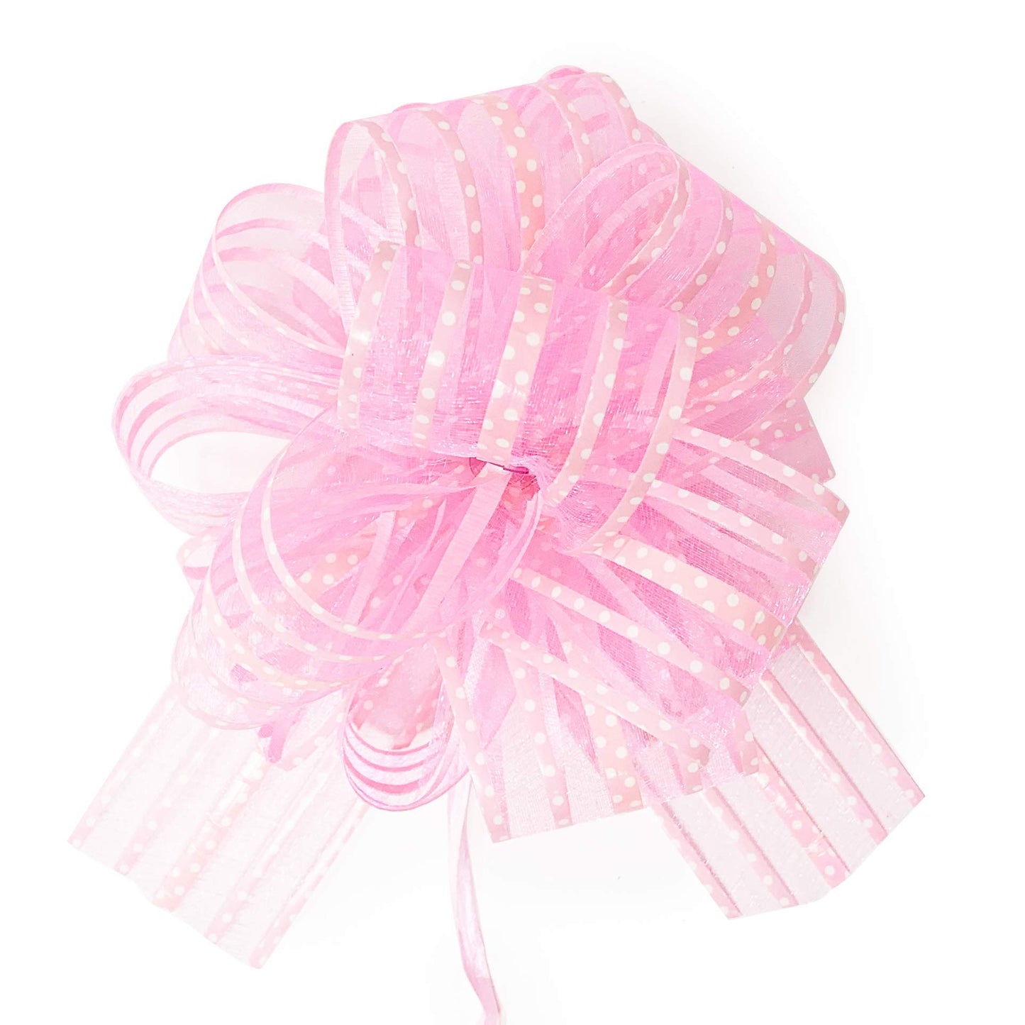 Allgala Long 2 Ich (5CM) Width Organza Ribbon Pull Flower Bow for Gift Wrapping Baskets Wedding Décor