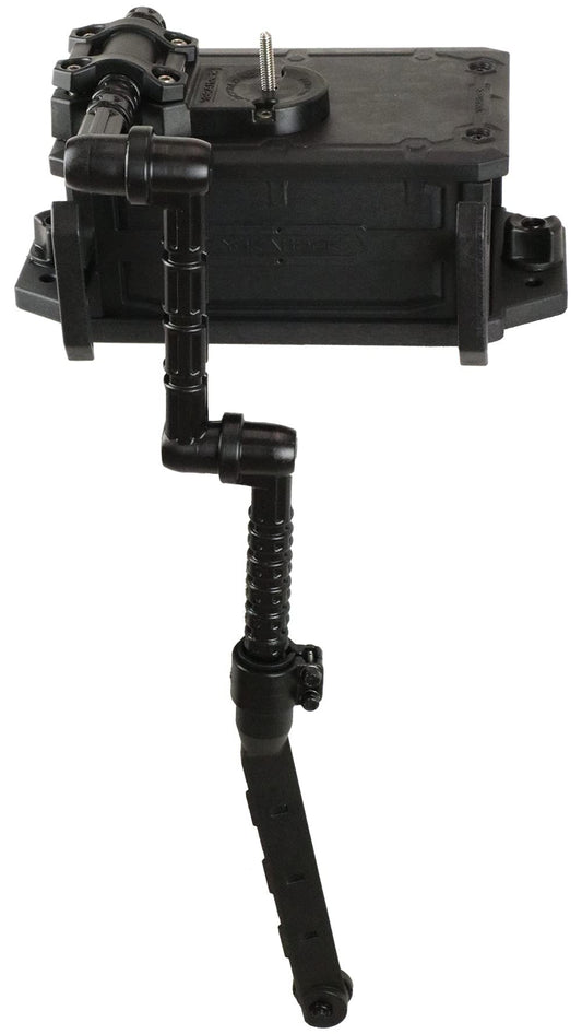 YakAttack CellBlok Battery Box & Switchblade Transducer Arm Combo - Color Options | USA Made | Kayak Fish Finder Mounting | Compact & Tool-Free Install | Track Compatible | Universal Kayak Accessory