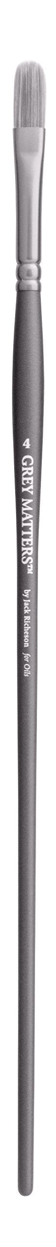 Jack Richeson Richeson Grey Matters Synthetic Oil Filbert 4