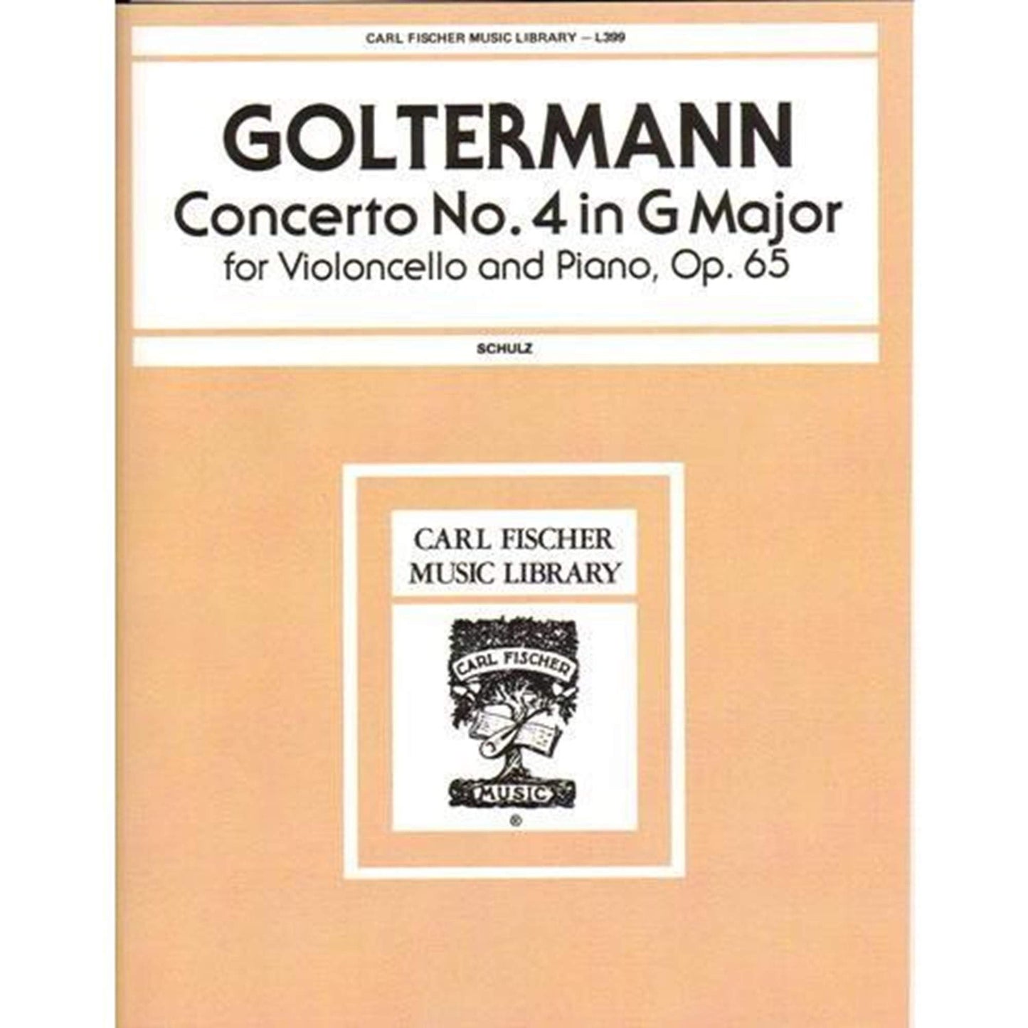 Concerto no. 4 in G Maj, op. 65, cello; Georg Goltermann (Carl Fischer)