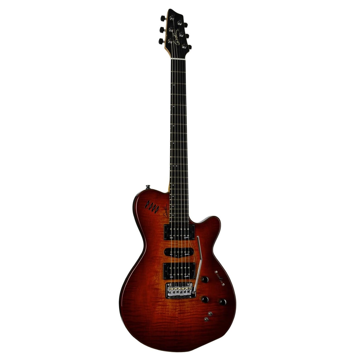 Godin XTSA Solid Body 3-Voice Electric Guitar (Light Burst)