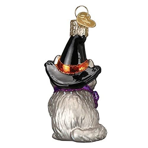 Old World Christmas Halloween Decorations Glass Blown Ornaments for Christmas Tree Frankenstein and Bride