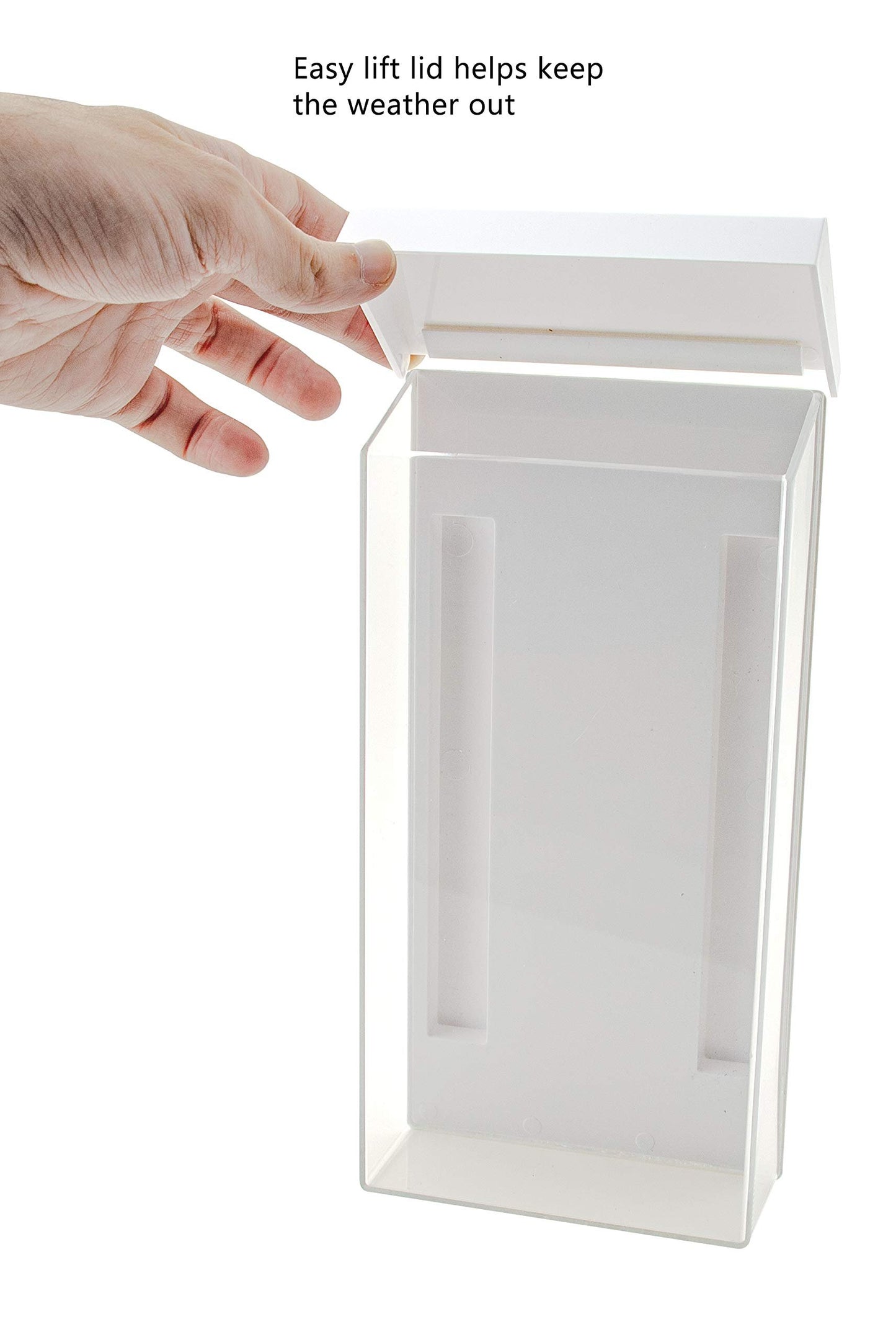 Marketing Holders Brochure Holder Take One Sticker Window with Suction Cups Pamphlet Brochure Display Holder Trifold Pamphlets Handouts Outdoor Real Estate Agents