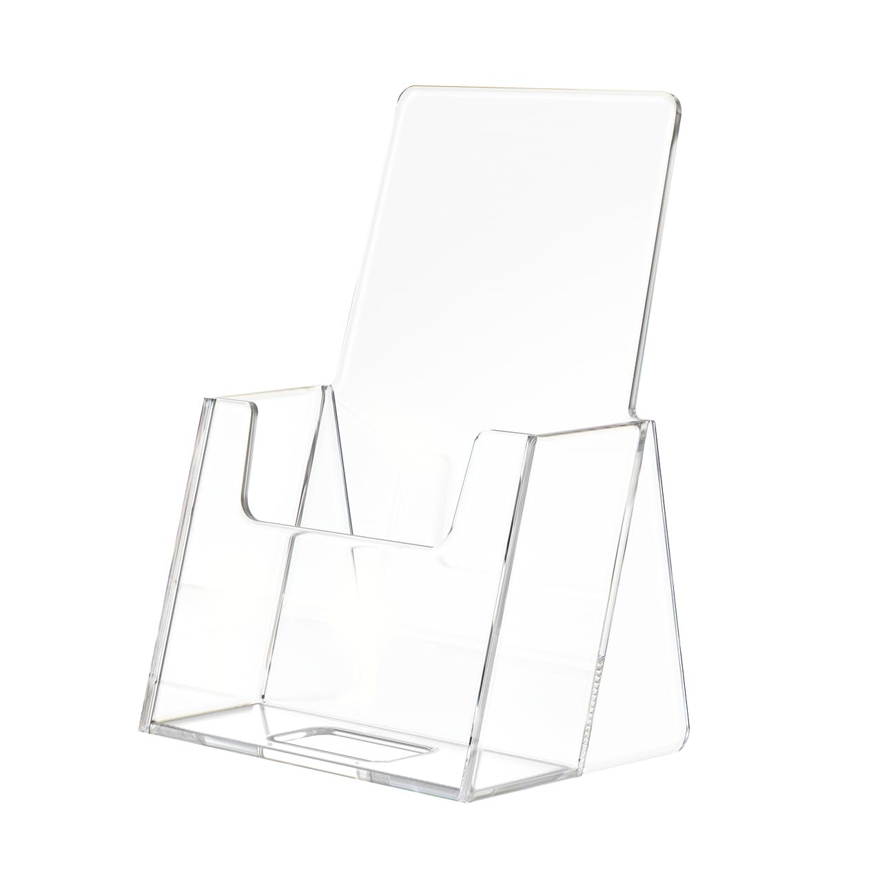 Marketing Holders 2 Pack Vertical Business Card Holder Desktop Display for 2" x 3.5" Appointment and Contact Cards at Medical and Dental Offices Lightweight Clear Acrylic Take A Card Display