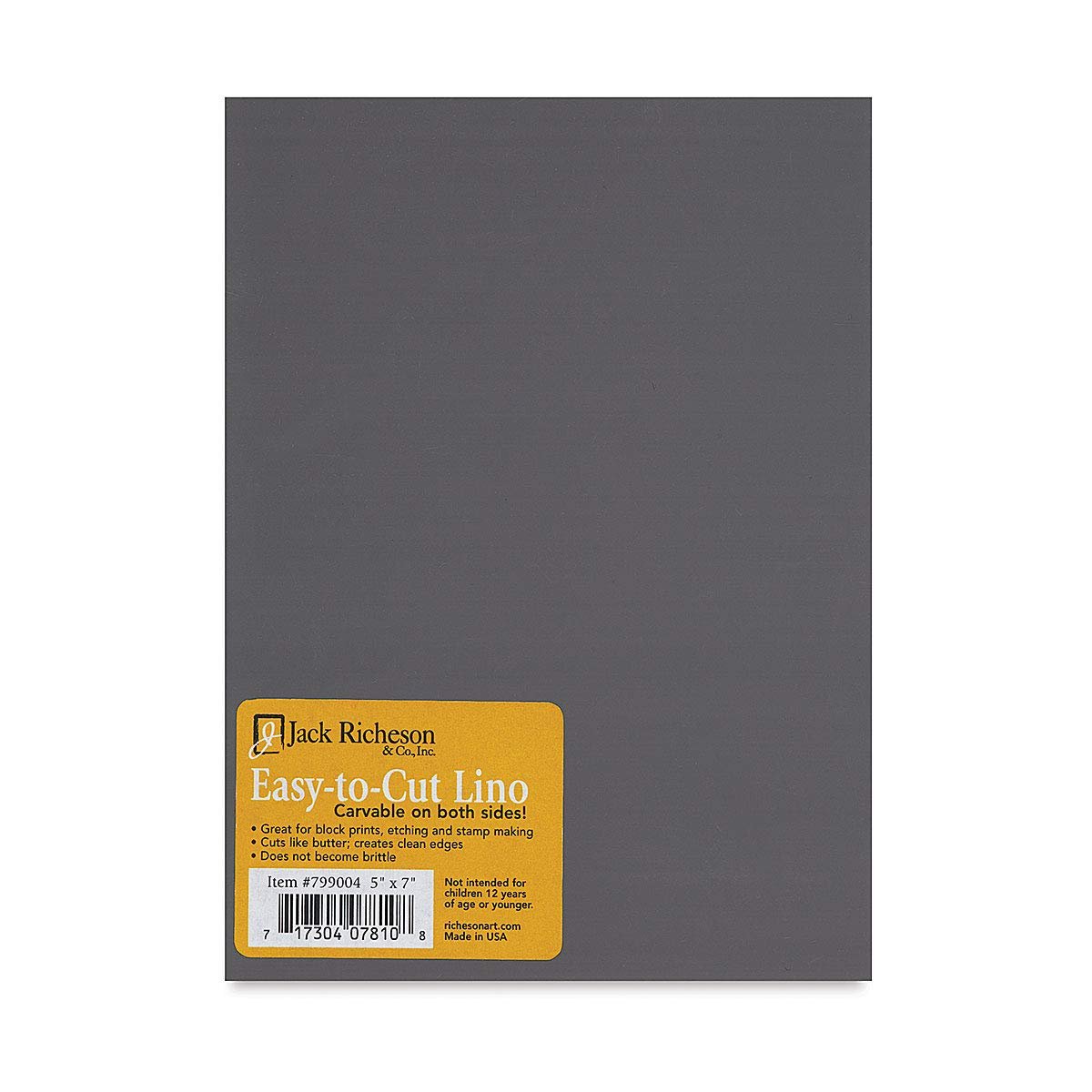 Unmounted Easy-to-Cut Linoleum 5X7 Inch