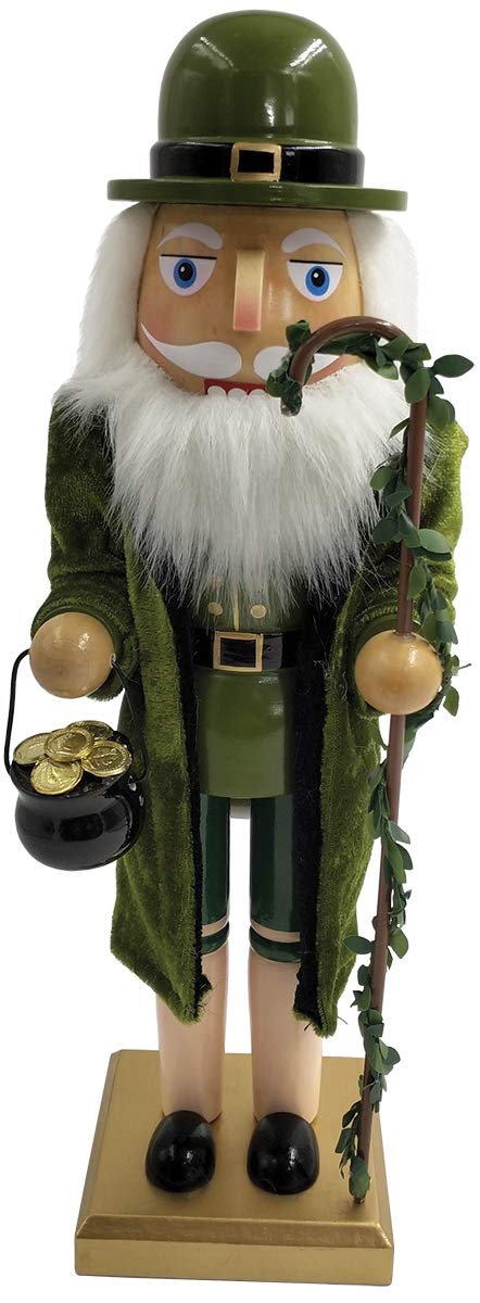 Santa's Workshop 14" LEPRECHUAN Nutcracker