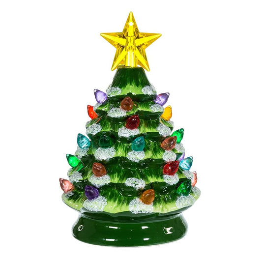 Kurt Adler C9537 Table Piece, 5.5 inch, Green
