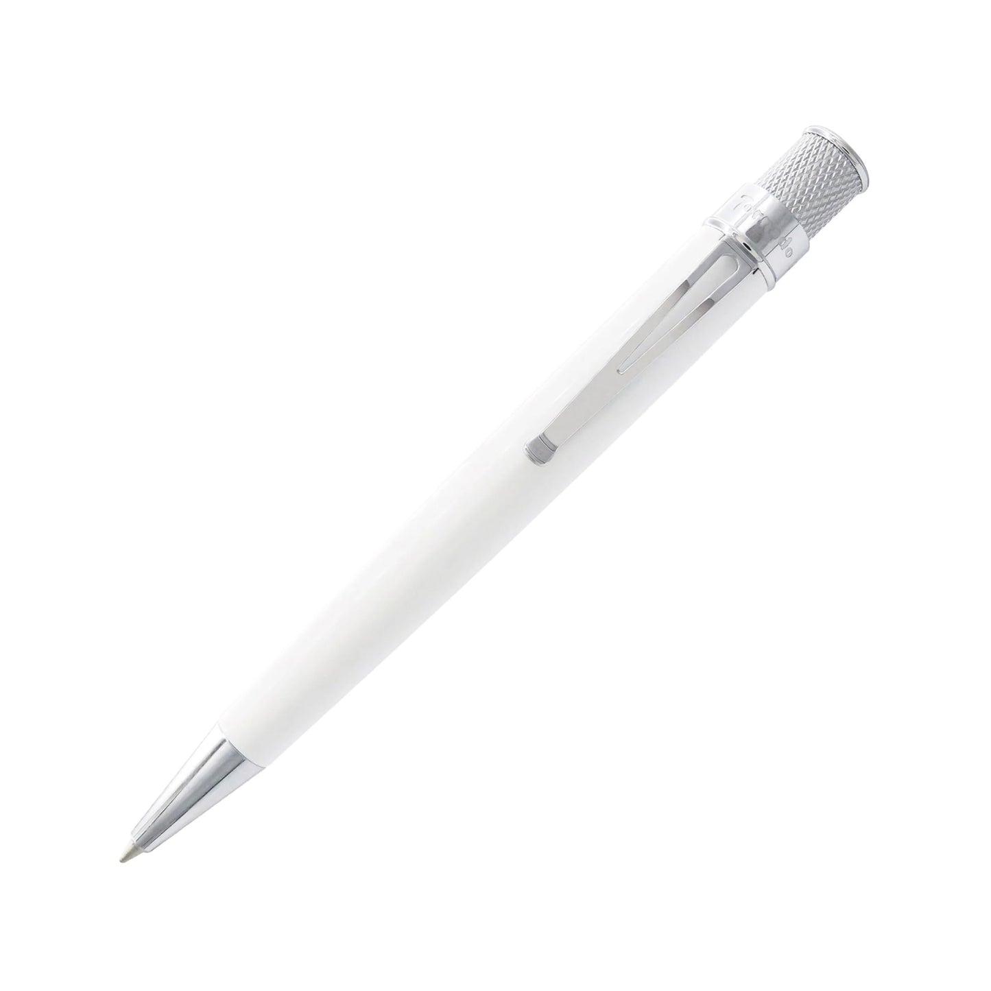 Retro 1951 Tornado™ Classic Lacquer Rollerball Pen - White | Glow-in-the-Dark