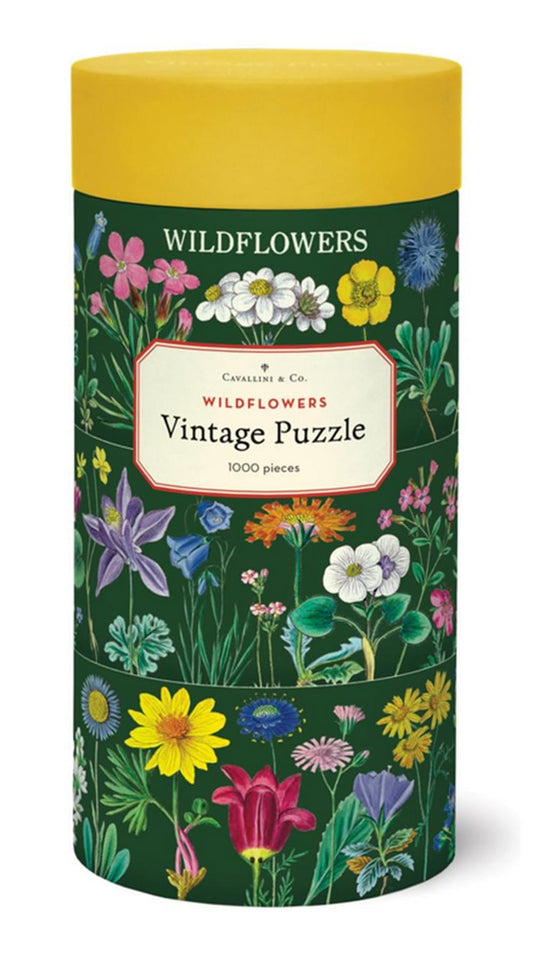 Cavallini & Co. Vintage Wildflowers 2 Puzzle- 1000 Pieces