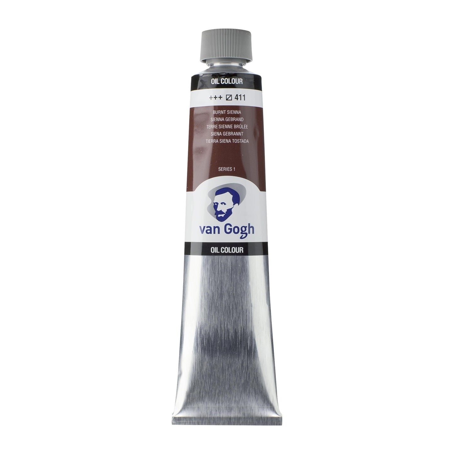 Van Gogh Oil Color Paint, 200ml Tube, Burnt Sienna 411