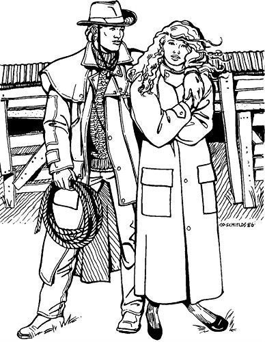 Folkwear #137 Australian Drover's Coat Trench Outback Aussie Sewing Pattern (Pattern Only)