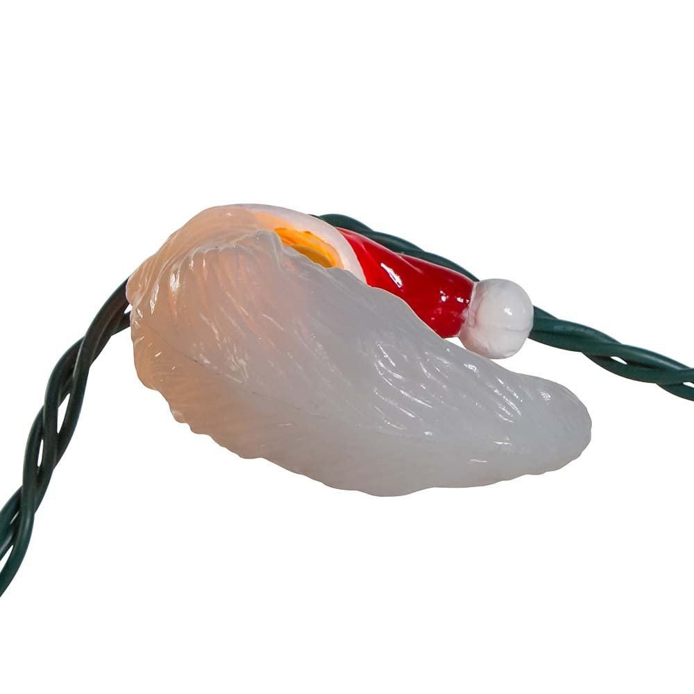 Kurt S. Adler UL 10 Santa Moon Face Light Set, 144-Inches, Multi-Colored