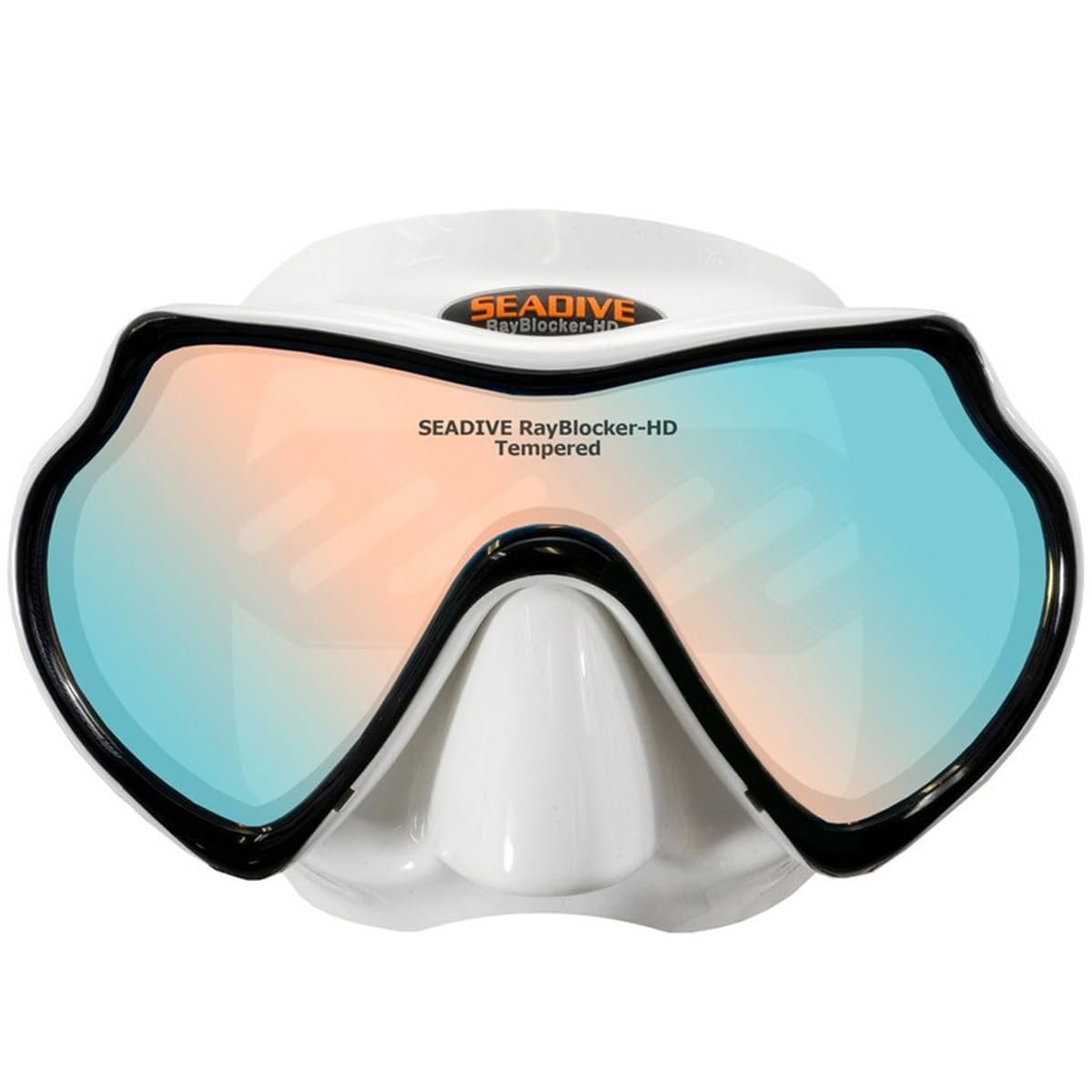 Seadive by XS Scuba Ray Blocker Eagleye SLX HD Mask - White, Without Purge