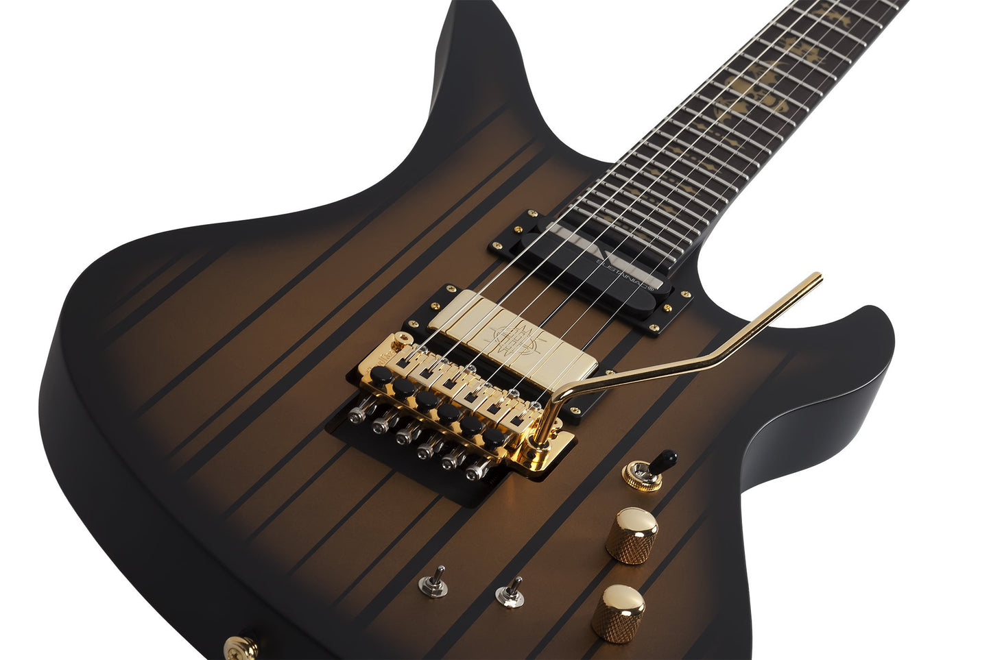 Schecter Synyster Gates Custom-S Electric Guitar - Satin Gold Burst