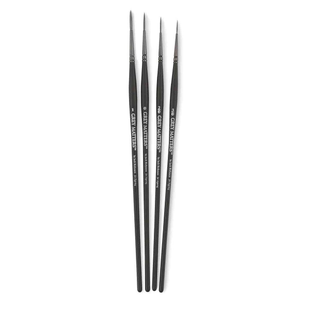 Jack Richeson Grey Matters Signing Brushes (Set of 4)