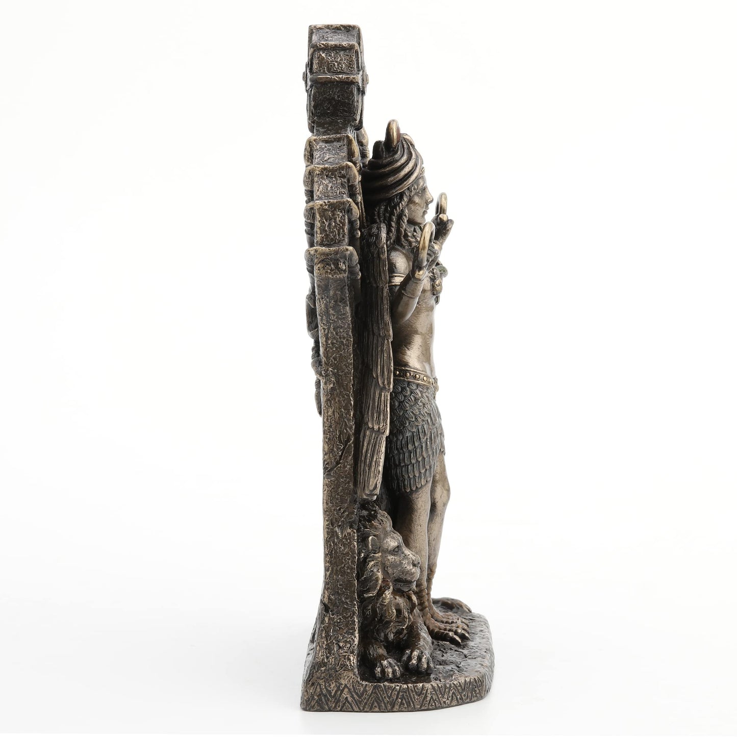 Veronese Design 8 1/2 Inch Ishtar The Babylonian Goddess of War and Fertility Cold Cast Resin Sculpture Bronze Finish