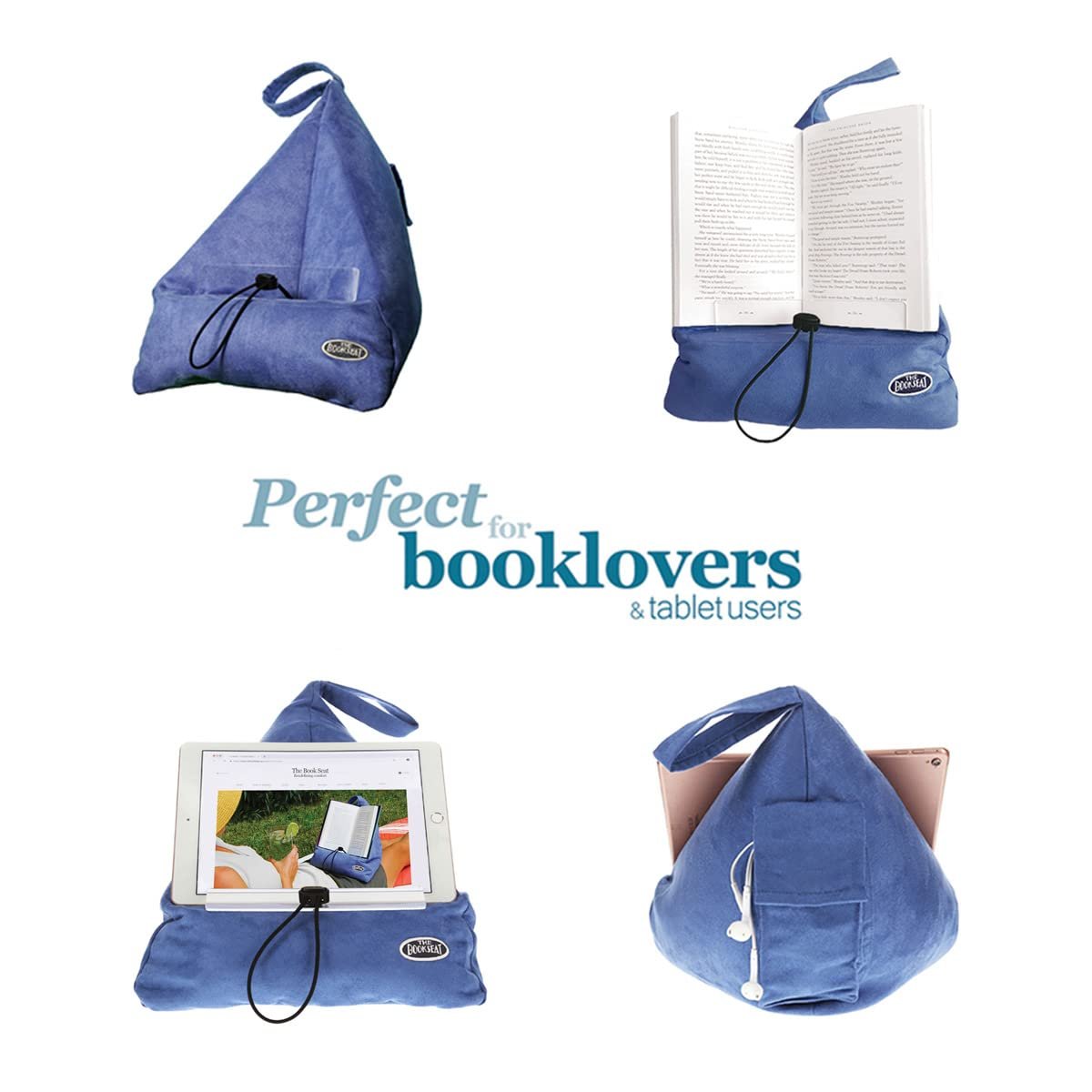 The Book Seat - Cinnabar Red - The Most Comfortable Way to Read, Hands Free!